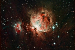M42 Orion Nebula and Sh2-279 The Running Man Nebula (HDR)