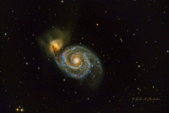 M 51 The Whirlpool Galaxy