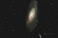 M 106 Spiral Galaxy in Canes Venatici