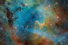 Sh2-132 Core of The Lion Head Nebula