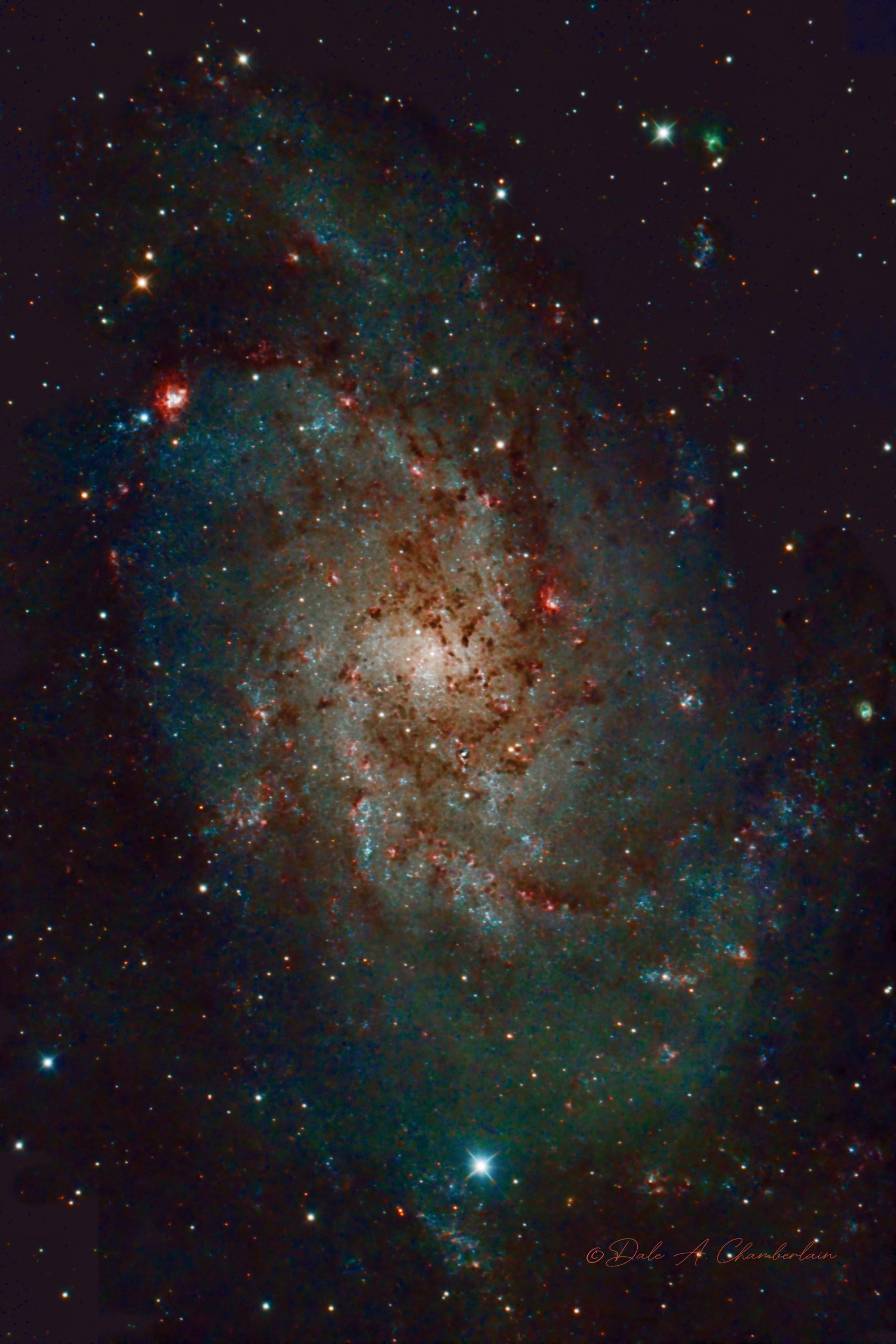 M33 The Triangulum Galaxy : Chamberlain Observatory