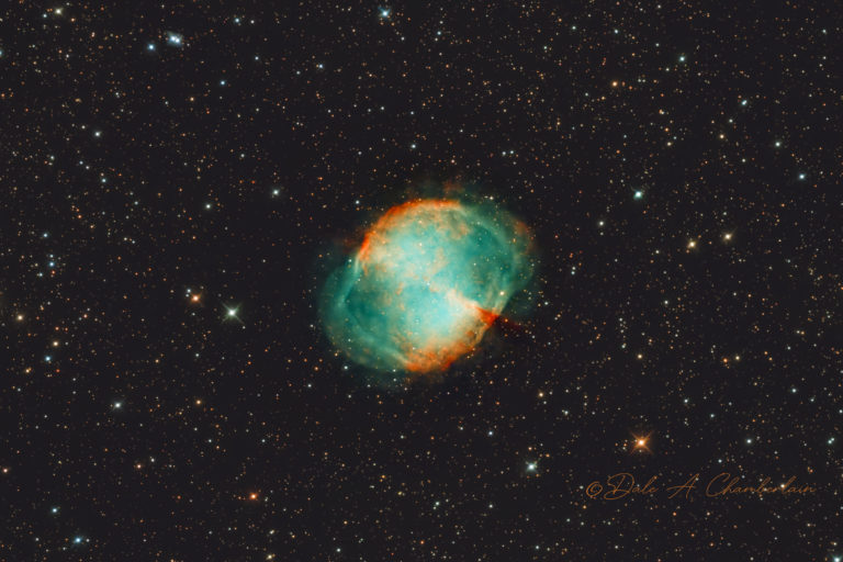 M27 The Dumbbell Nebula (2022) : Chamberlain Observatory